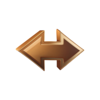 Left Right Directional Arrow Web Icon Symbol isolated on transparent background png