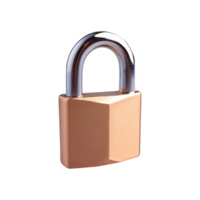Lock Secure Connection Icon Symbol isolated on transparent background png