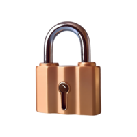 Lock Secure Connection Icon Symbol isolated on transparent background png
