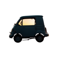 Mini Truck Silhouette Symbol isolated on transparent background png