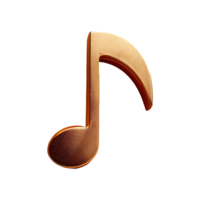 Quarter Note Rest Symbol isolated on transparent background png