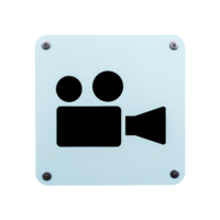 Camera Icon Symbol isolated on transparent background png