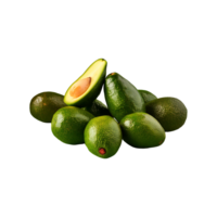 Avocado isolated on transparent background png