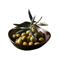 Olive isolated on transparent background png