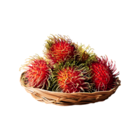 Rambutan isolated on transparent background png