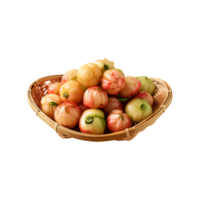 Surinam Cherry isolated on transparent background png