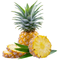 pineapple, ananas isolated on transparent background. png