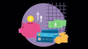 Making The Right Investment To Increase The Profit You Earn In Your Business On Alpha Channel 2D Cartoon Animation video