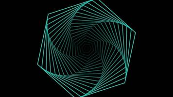 Looping Shape Motion animation 3d rendering. video