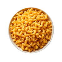Dried macaroni isolated on transparent background png