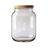 Empty jar isolated on transparent background png