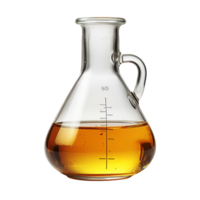 Flask with liquid isolated on transparent background png