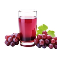 glass of grape juice isolated on transparent background png