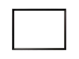 Horizontal frame isolated on transparent background png