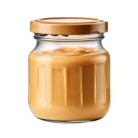 Jar of peanut butter isolated on transparent background png