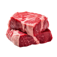 Piece of beef isolated on transparent background png