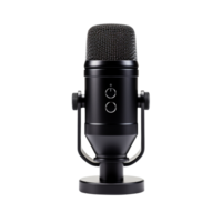 Podcast Microphone isolated on transparent background png