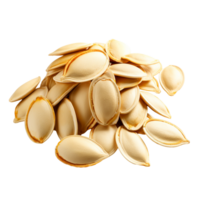 Pumpkin seeds isolated on transparent background png