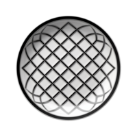Stylish Plate with Lattice Design isolated on transparent background png