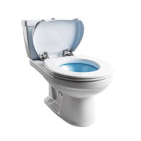 Toilet commode open lid isolated on transparent background png