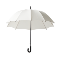 White Umbrella isolated on transparent background png