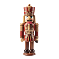 Wooden Nutcracker isolated on transparent background png