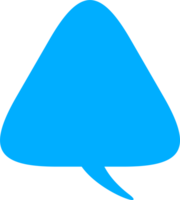 Text talk balloon. Speech bubble cloud for dialog. Comic cloud box for message. Frame shape for comment. Triangle png
