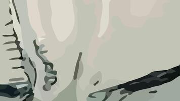 Aesthetic abstract composition with much unique combination of shapes and gray colors vector