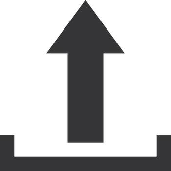 Upload icon symbol image vector