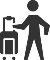 Bag icon symbol image vector