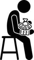 Bag icon symbol image vector