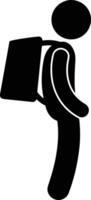 Bag icon symbol image vector