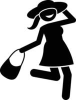 Bag icon symbol image vector