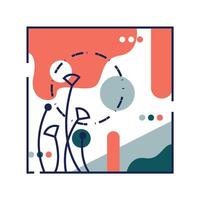 THE INTERSECTION OF MENTAL HEALTH AND BOHEMIAN GEOMETRIC ART vector