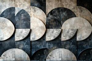 The is a collage of various shapes and sizes, with a focus on circles photo