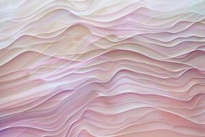Artistic Pattern with Undulating Lines in Soft Pastel Colors photo