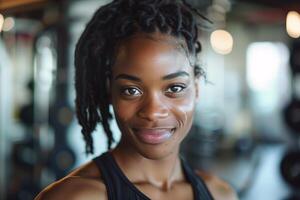 Confident Non-Binary Person Smiling Brightly photo