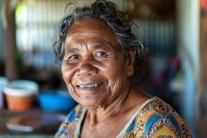 Joyful Expression Of An Elderly Woman photo