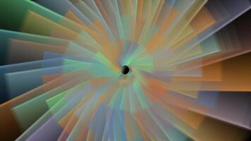 a colorful abstract image of a vortex video