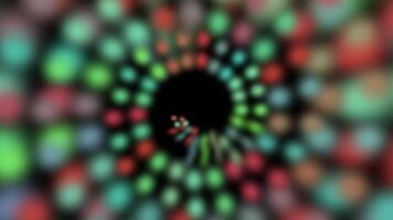 uma circular padronizar do colori pontos é mostrando dentro isto imagem video