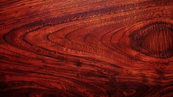 Close-Up of Smooth Polished Mahogany Wood Texture - Ideal for Backgrounds, Print, or Design Projects photo