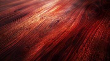 Smooth Polished Mahogany Wood Texture for Interior Design, Backgrounds, and Creative Projects photo