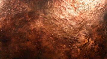 Polished Copper Surface Texture Design for Print, Posters, Cards - Abstract Metallic Background photo