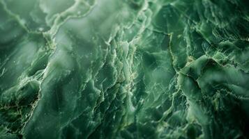 Smooth Polished Jade Surface - Close-Up Textured Green Stone Design for Print, Card, Poster photo