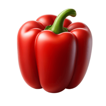 glänzend sauber rot Glocke Pfeffer frisch Gemüse png