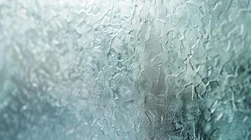 Frosted Glass Surface Texture, Close-Up Detail, High-Resolution Abstract Background for Print Design, Card, and Poster photo