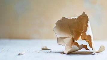 Torn Piece of Paper. AI-generated photo