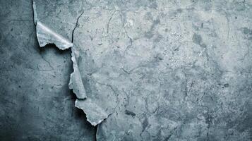 A Crack in a Concrete Wall. AI-generated photo