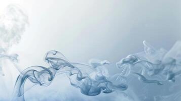 Group of Smoke Floating in the Air. AI-generated photo