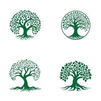 Set of Tree branch silhouettes. Suitable for logo, emblem, pattern, typography etc. Isolated on white background. illustration vector
